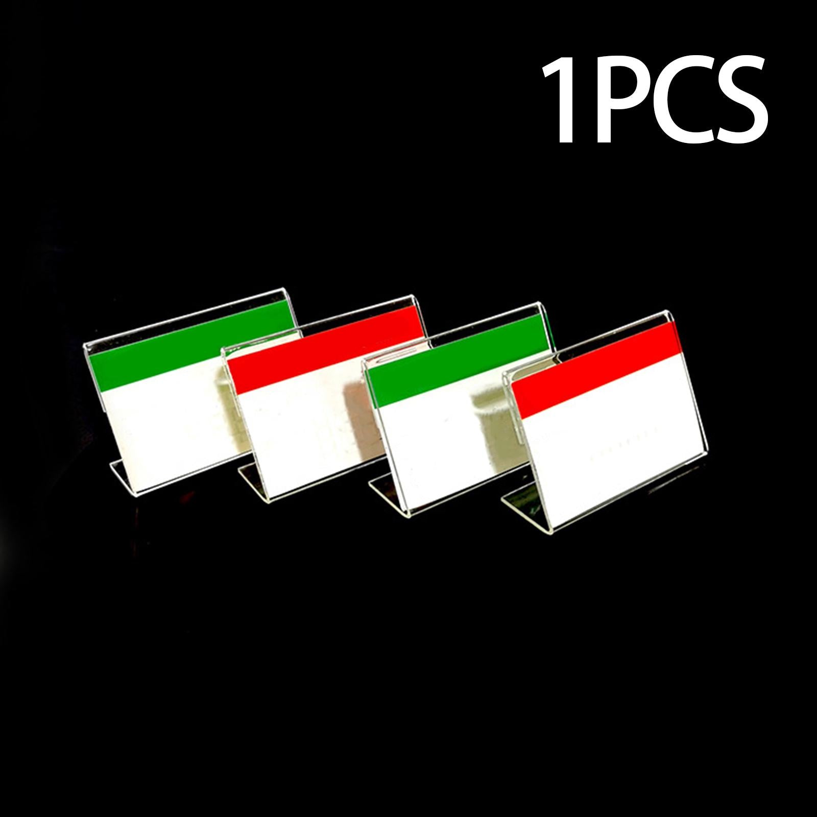 Mini Sign Display Holder Clear Desktop for Reception Office Party Decoration 4cmx7cm
