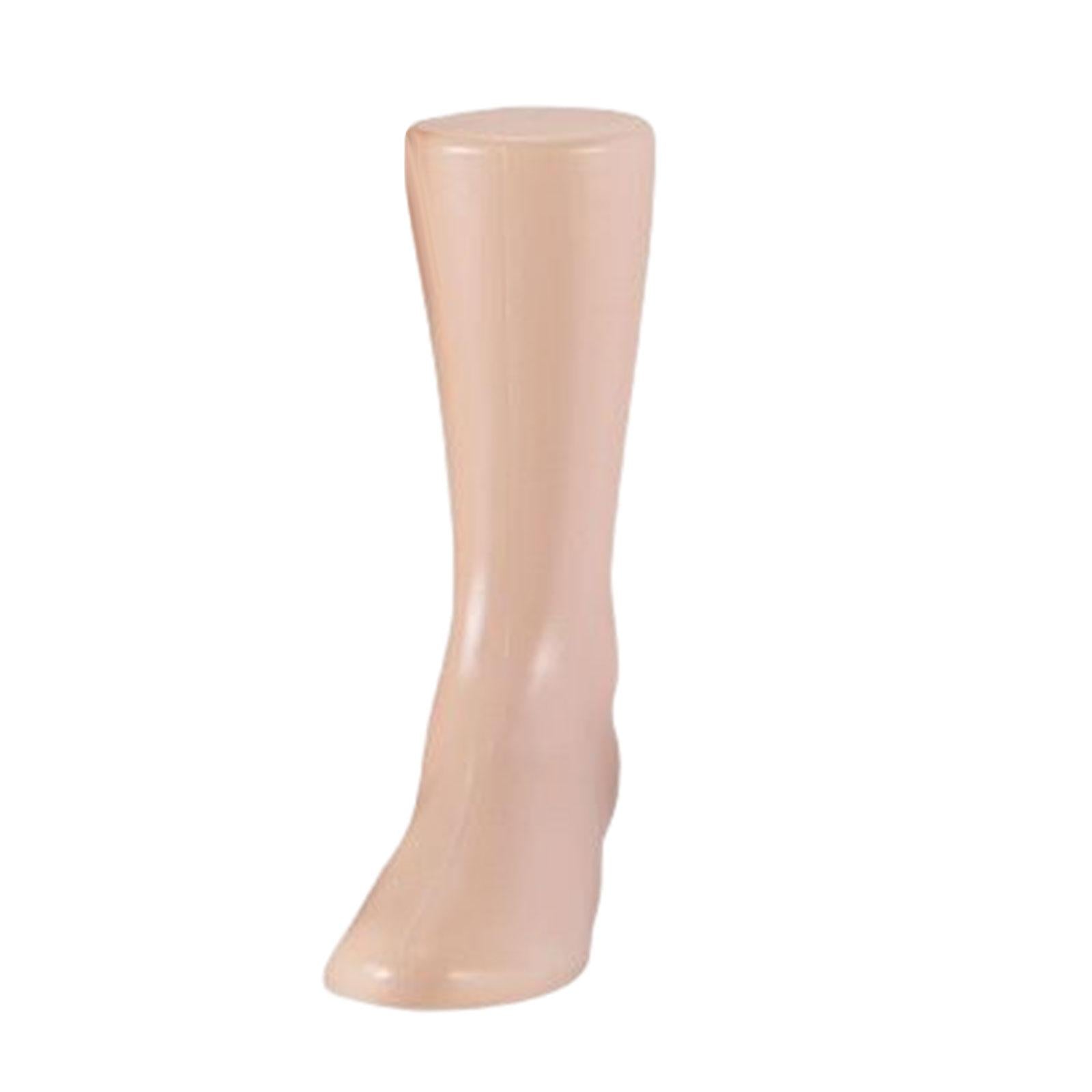 Lifesize Female Mannequin Foot Photography Accessories for Socks Chains Shop Khaki