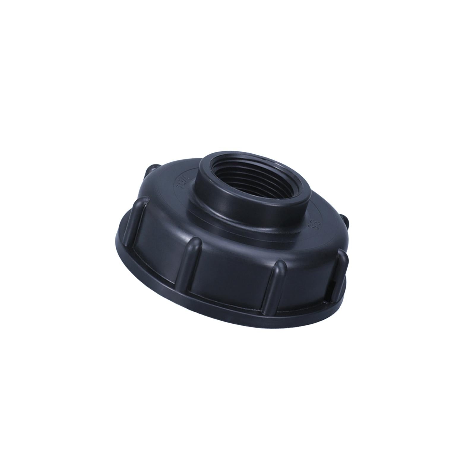 3xGarden Hose Connector IBC Tank Valve for Hose Connector Accessory Greenhouse Black DN20