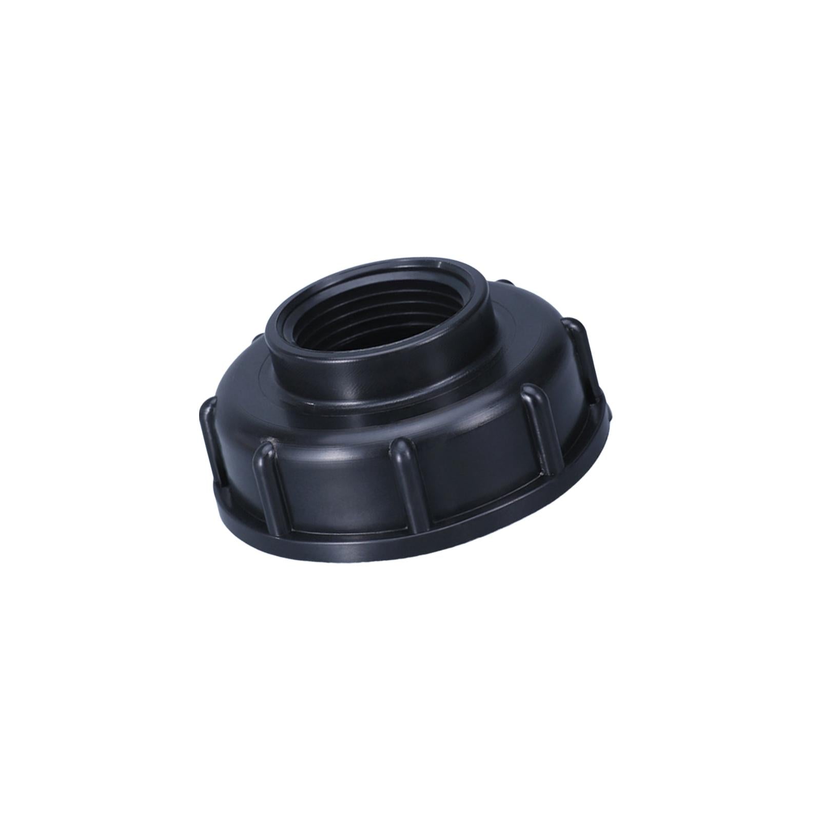 4xGarden Hose Connector IBC Tank Valve for Hose Connector Accessory Greenhouse Black DN25