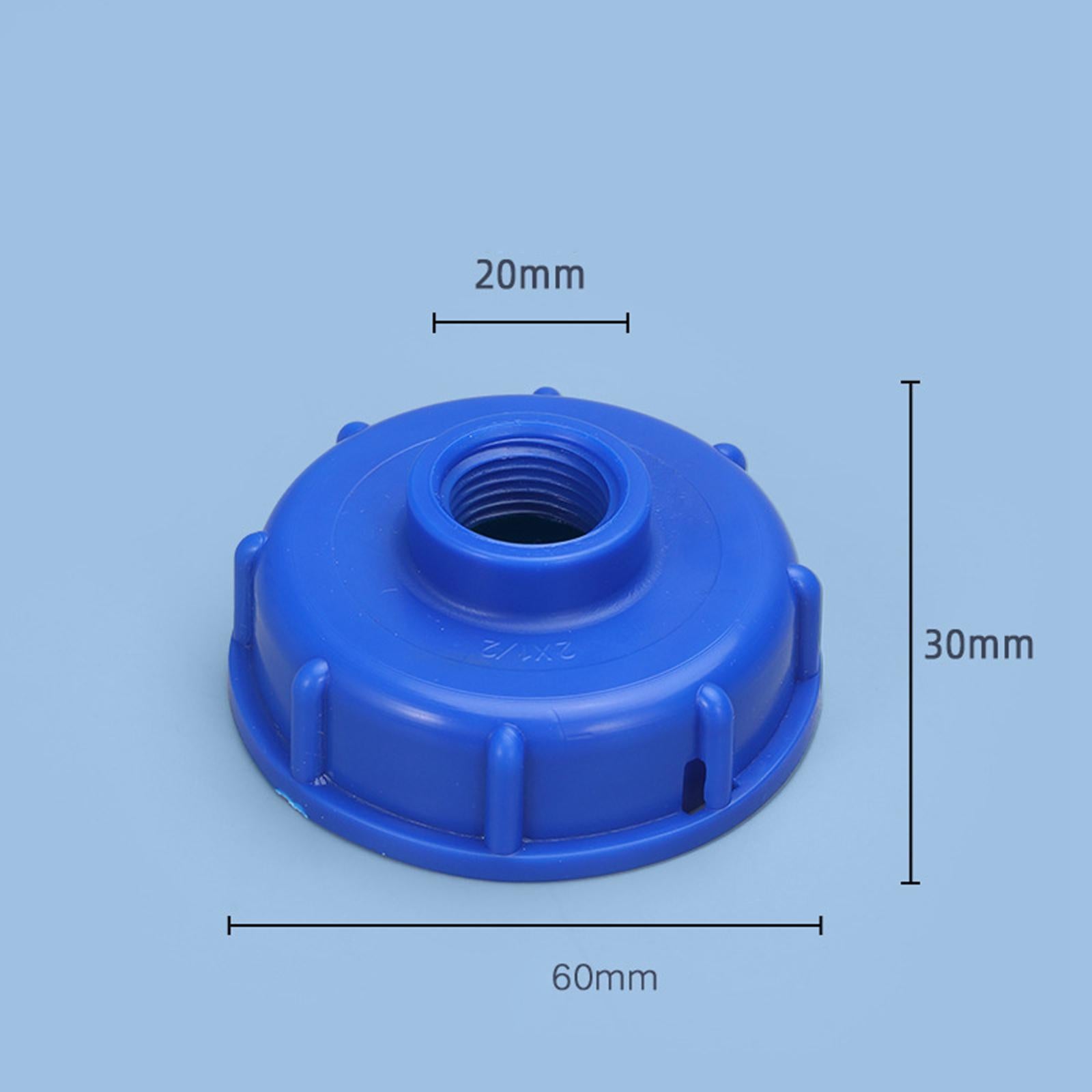 Garden Hose Connector IBC Tank Valve for Hose Connector Accessory Greenhouse Blue DN15