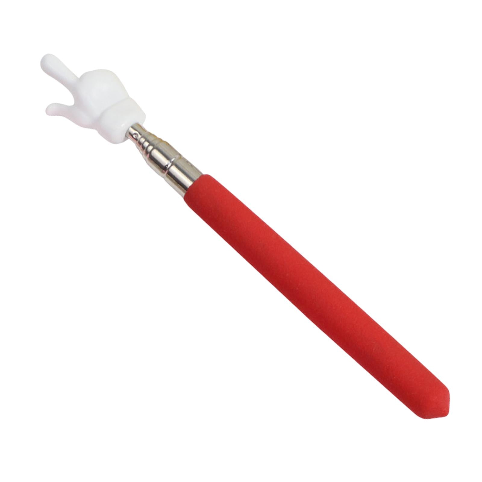 2xHand Pointer Accs Portable Teacher Pointer Finger Design for Home Whiteboard Red