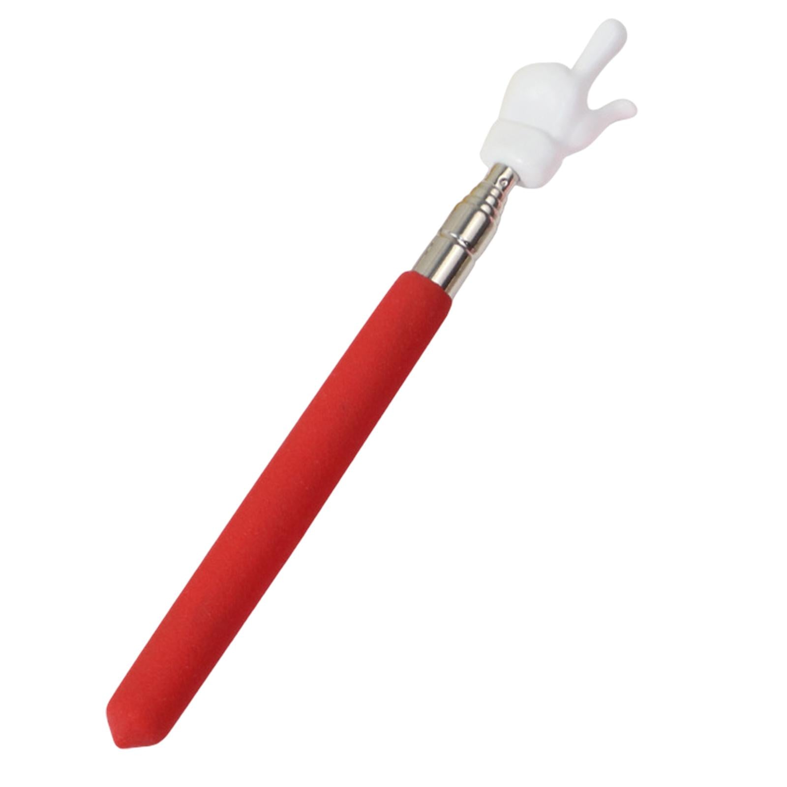 2xHand Pointer Accs Portable Teacher Pointer Finger Design for Home Whiteboard Red