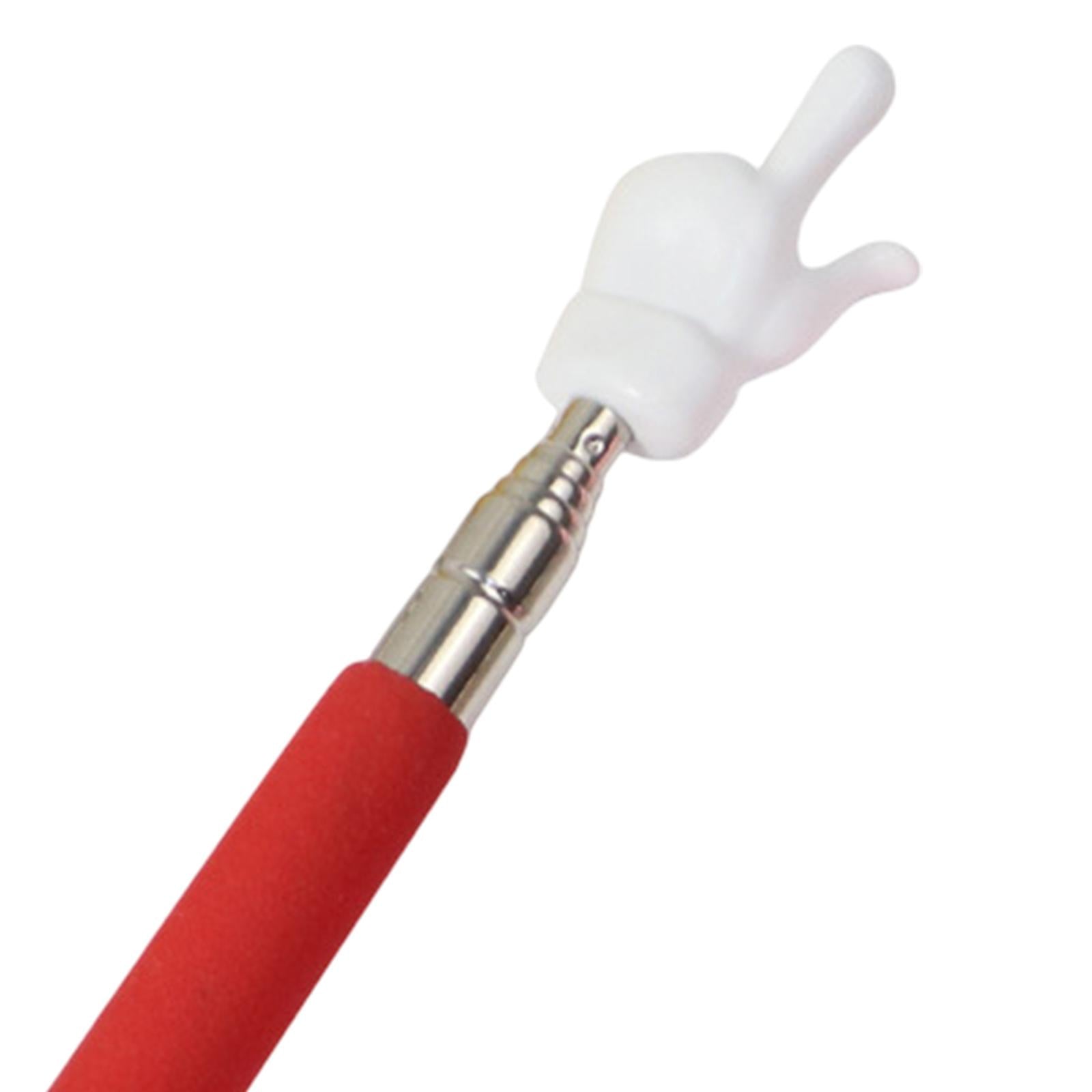 Hand Pointer Accs Portable Teacher Pointer Finger Design for Home Whiteboard Red