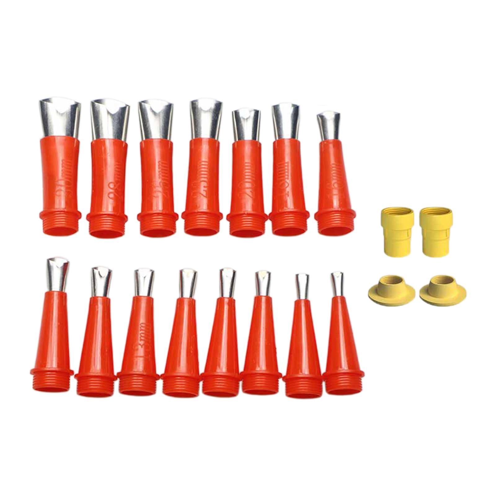 Caulking Caulk Nozzle Applicator with Base Sealant Finishing Tools for Doors 19pcs