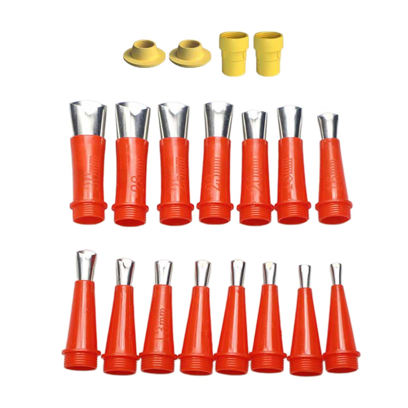 Caulking Caulk Nozzle Applicator with Base Sealant Finishing Tools for Doors 19pcs