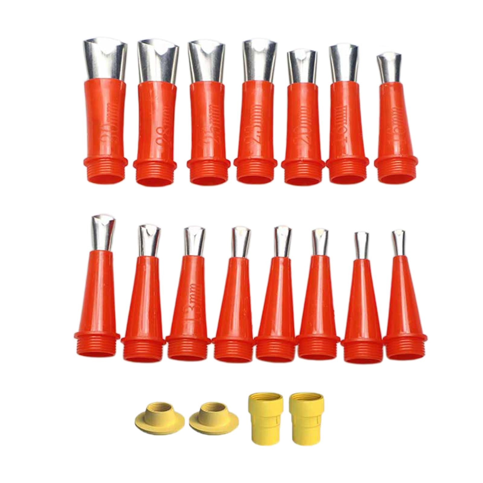 Caulking Caulk Nozzle Applicator with Base Sealant Finishing Tools for Doors 19pcs