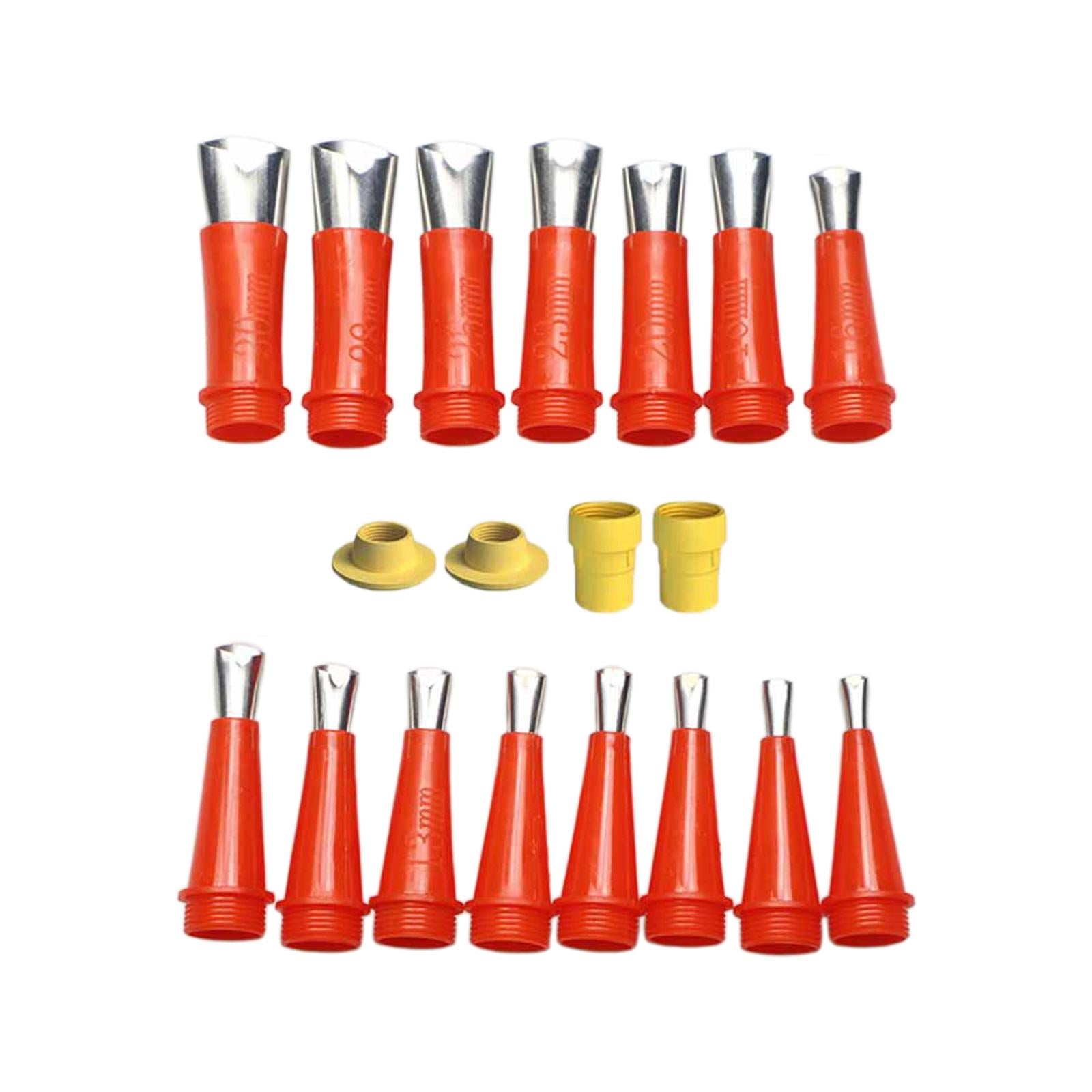 Caulking Caulk Nozzle Applicator with Base Sealant Finishing Tools for Doors 19pcs