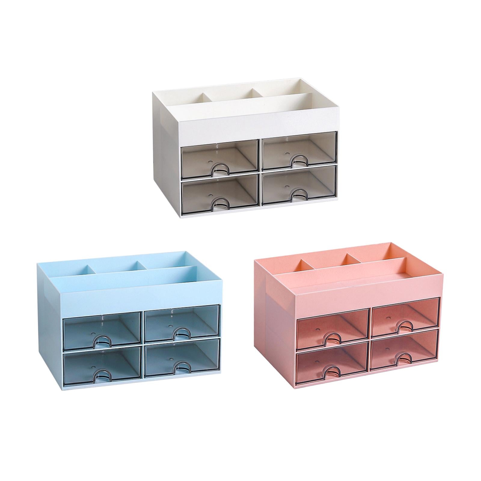 Desktop Stationery Organizer Multifunction Drawer for Bathroom Bedroom Kids