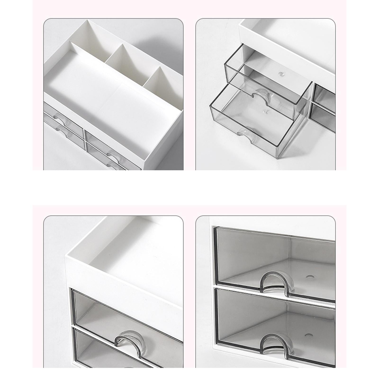 Desktop Stationery Organizer Multifunction Drawer for Bathroom Bedroom Kids