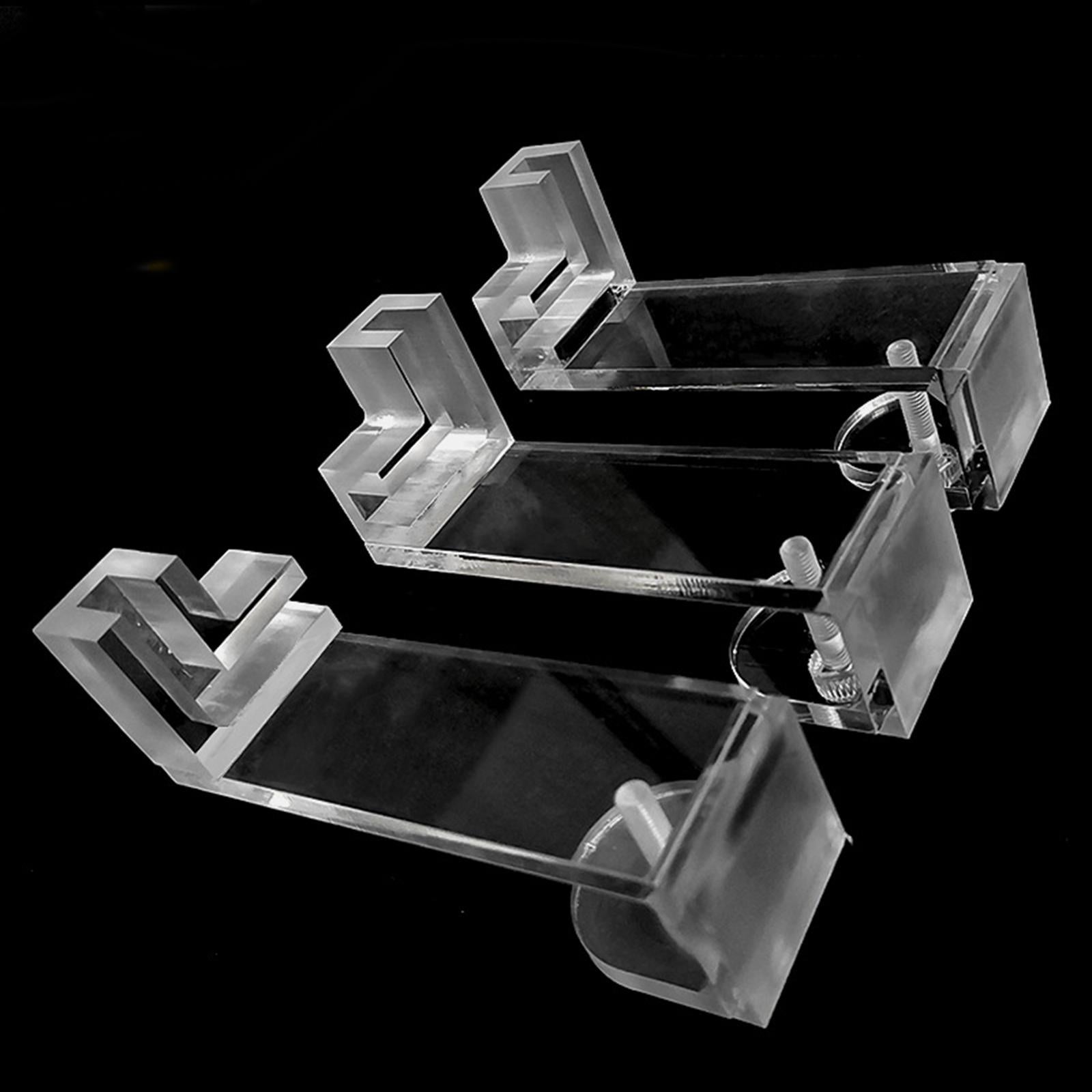 3x Negative Pressure Fish Tank Bracket Clear Landscaping Aquarium Decoration A 10cm