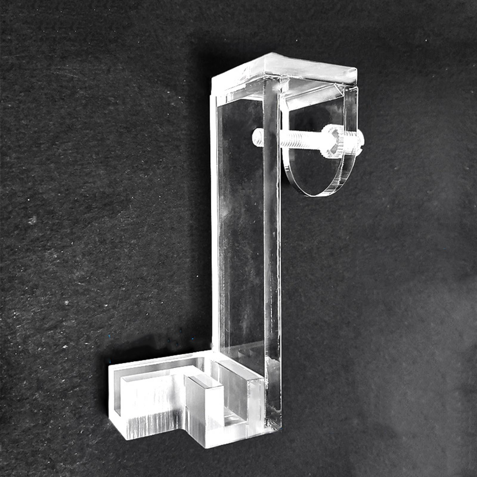 3x Negative Pressure Fish Tank Bracket Clear Landscaping Aquarium Decoration B 10cm