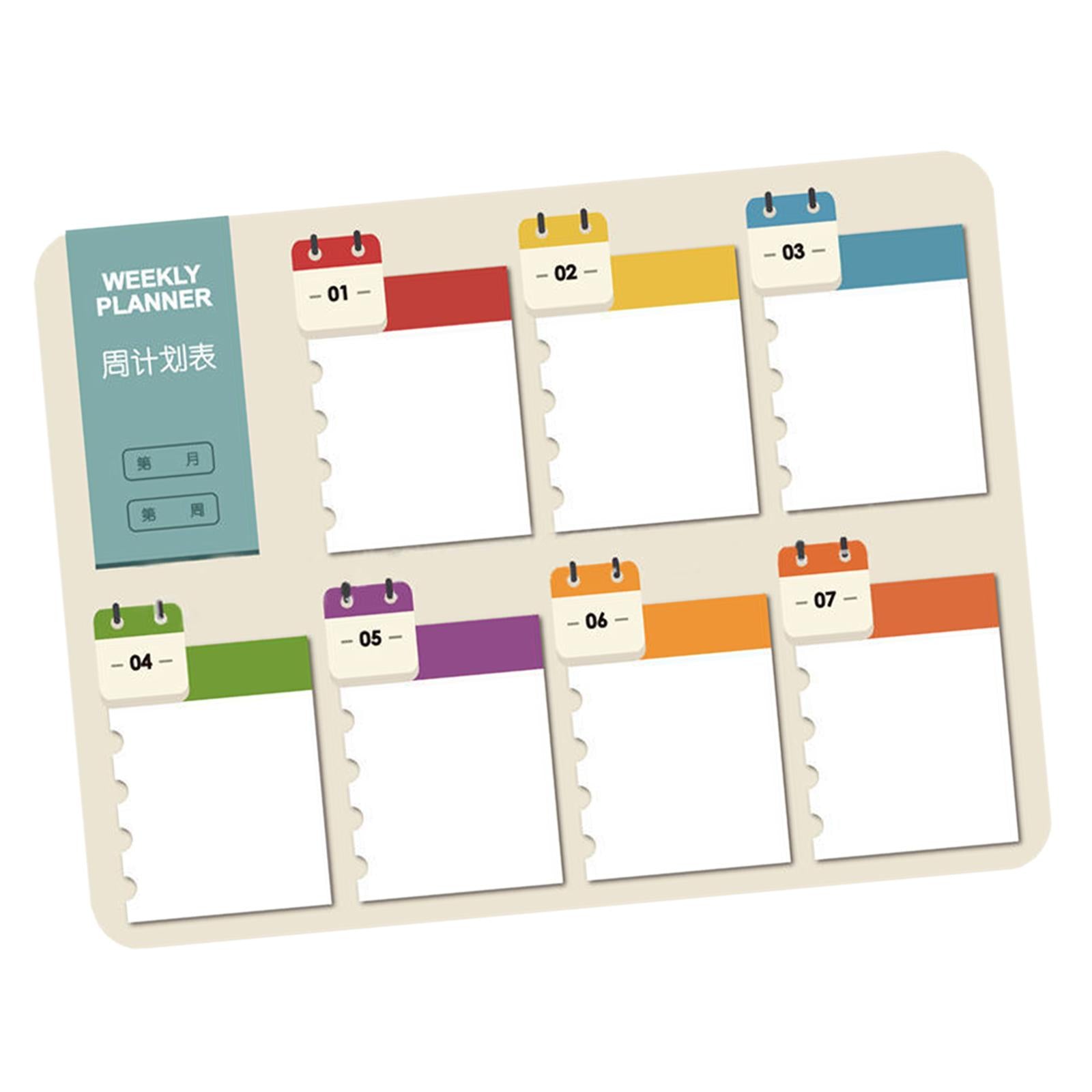 Refrigerator Decoration with 2 Whiteboard Markers Memo Sticker Message Board Style A
