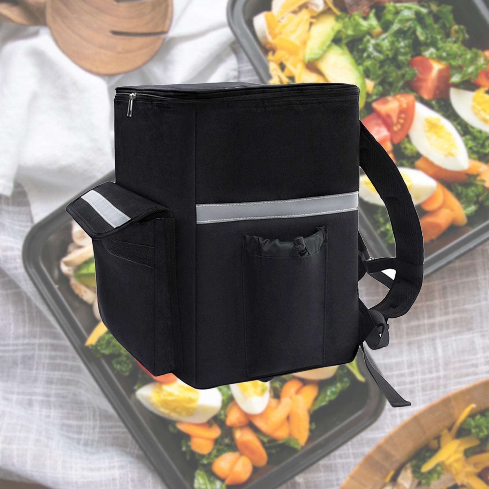 Thermal Food Delivery Bag Waterproof coolers Bag for Travel Camping Festivals