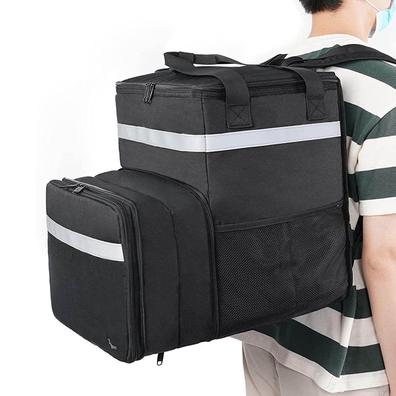 Expandable Catering Cooler Bag Thermal Food Bag for Car Delivery Bike Picnic