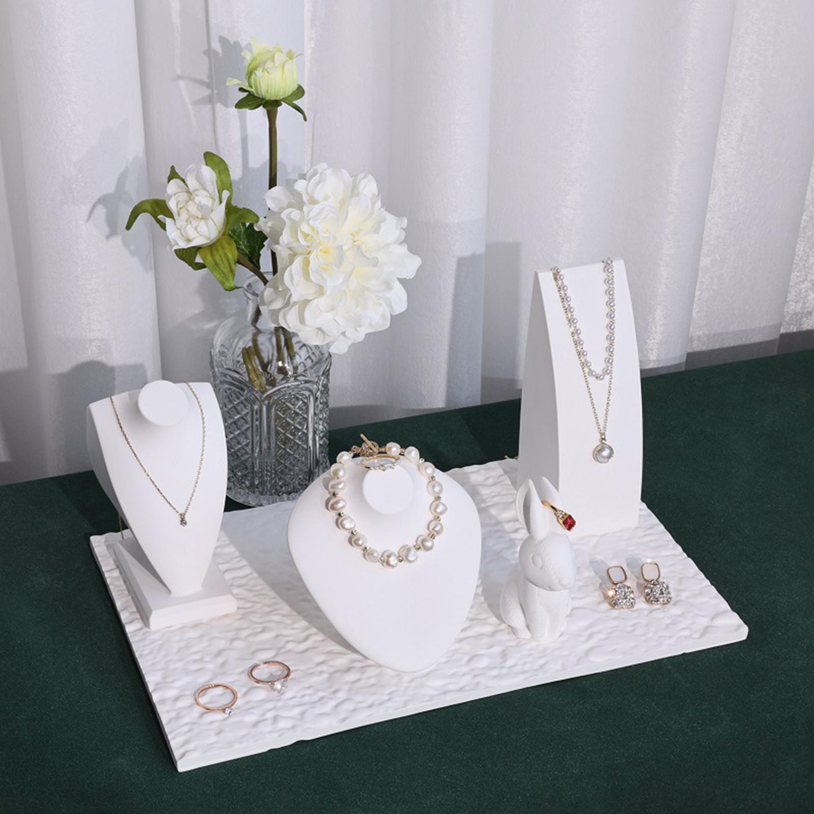 Necklace Mannequin Holder Stand Jewelry Display Bust for Closets Trade Shows Style A