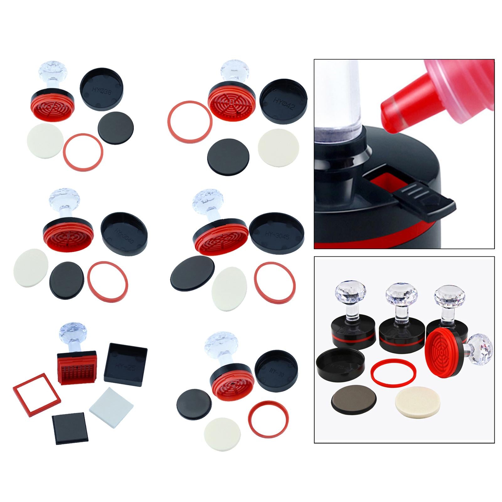 Empty Sealing Stamp Decoration Gifts School Seal Decor DIY Chicken Egg Labels Round 38mm