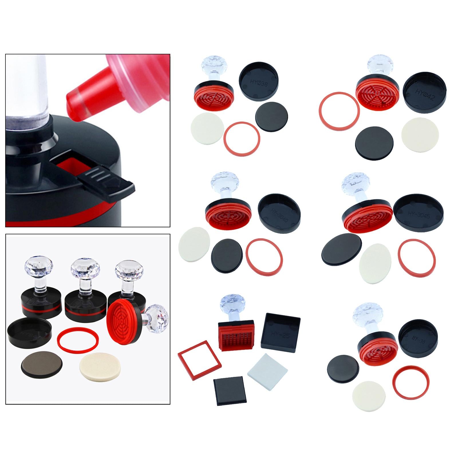 Empty Sealing Stamp Decoration Gifts School Seal Decor DIY Chicken Egg Labels Round 38mm
