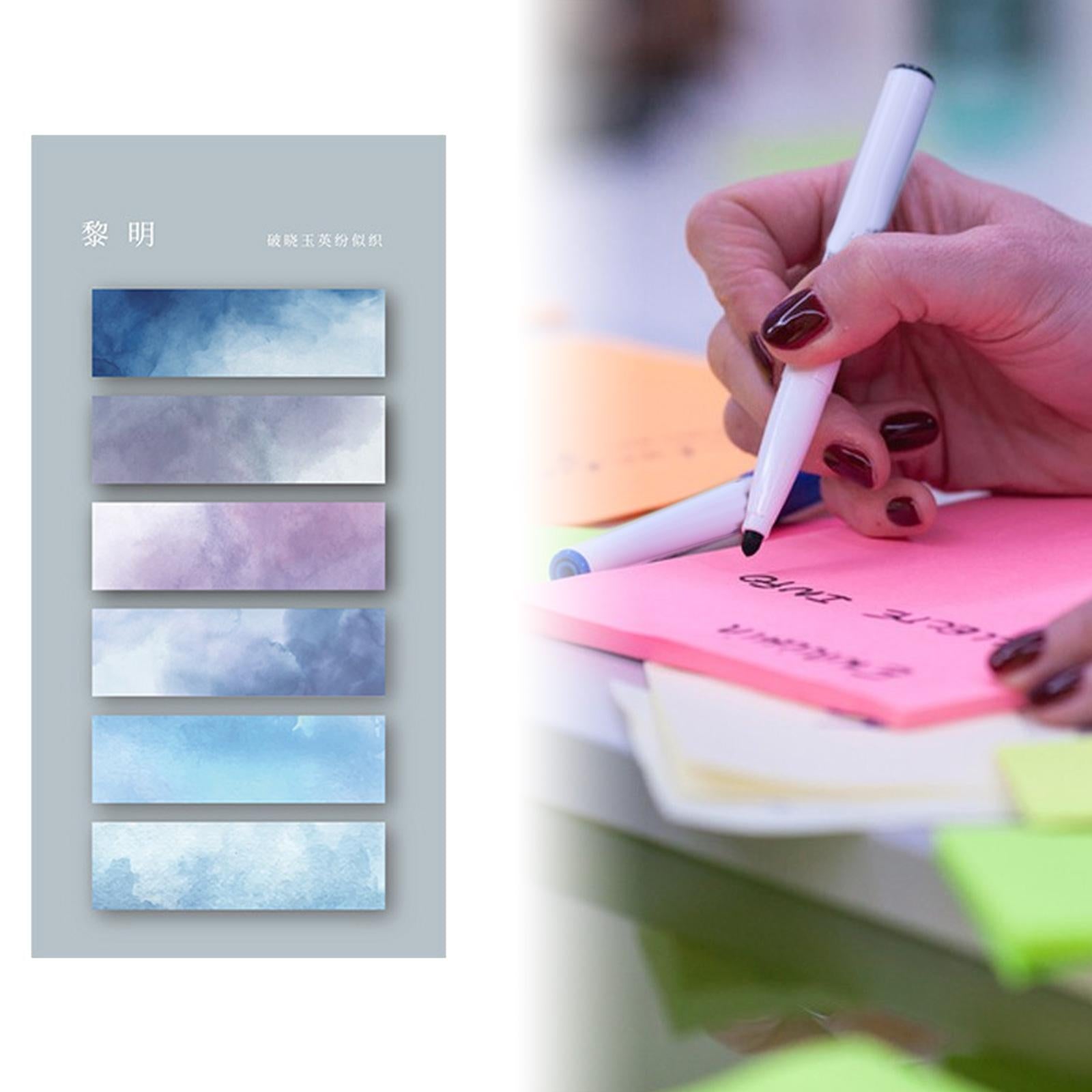 Page Marker Writable Handwritten Sticky Notes Tabs for Catalogs files Diaries Style D