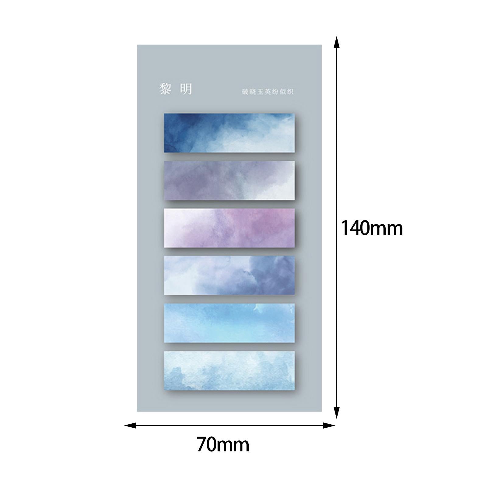 Page Marker Writable Handwritten Sticky Notes Tabs for Catalogs files Diaries Style D