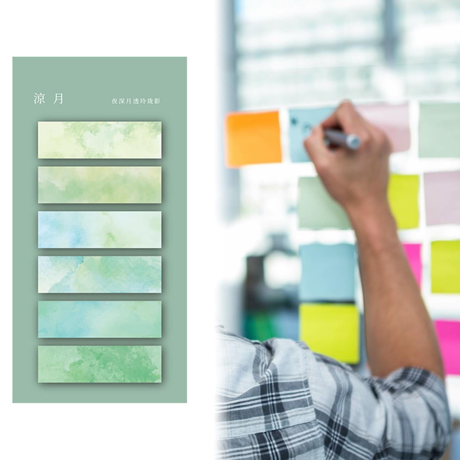 Page Marker Writable Handwritten Sticky Notes Tabs for Catalogs files Diaries Style E