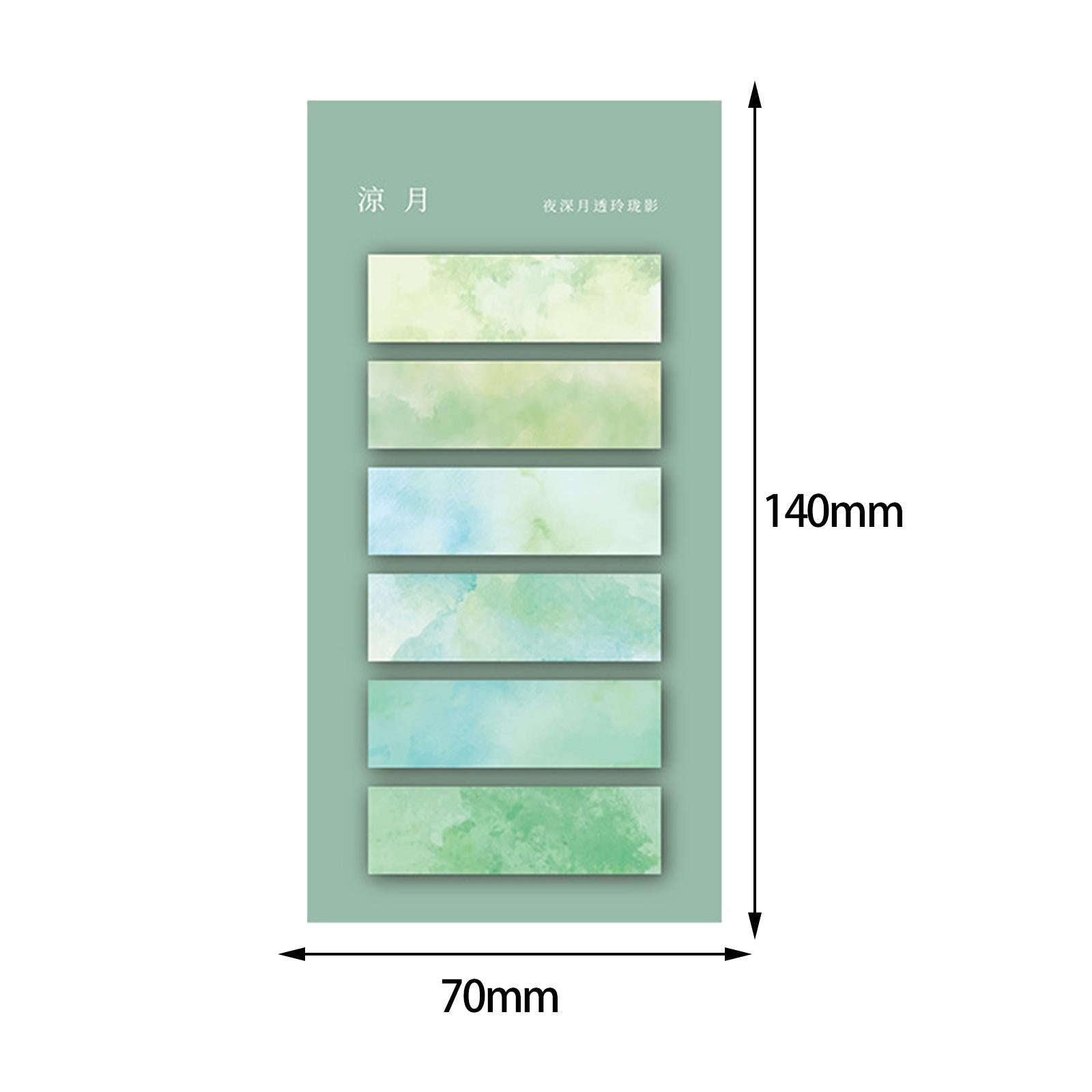 Page Marker Writable Handwritten Sticky Notes Tabs for Catalogs files Diaries Style E