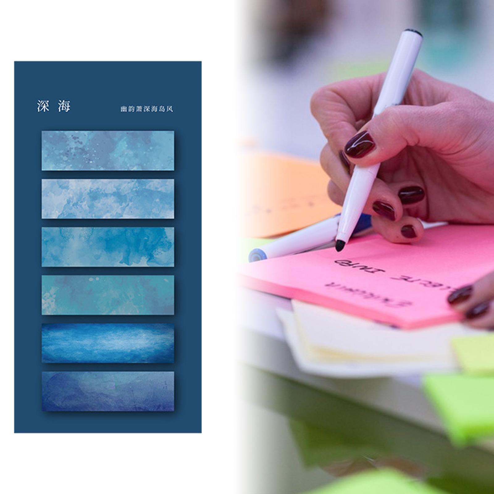 Page Marker Writable Handwritten Sticky Notes Tabs for Catalogs files Diaries Style G