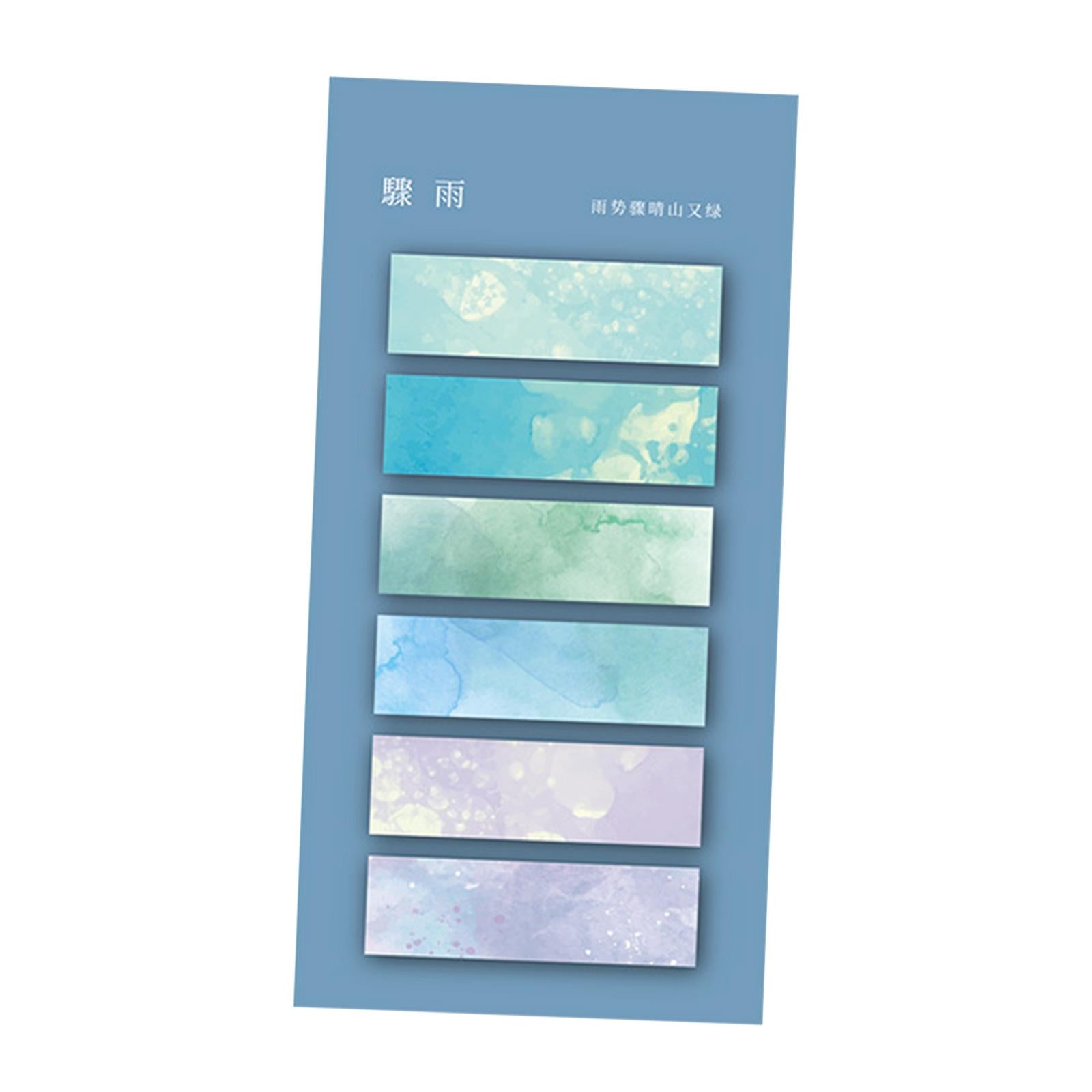 Page Marker Writable Handwritten Sticky Notes Tabs for Catalogs files Diaries Style H