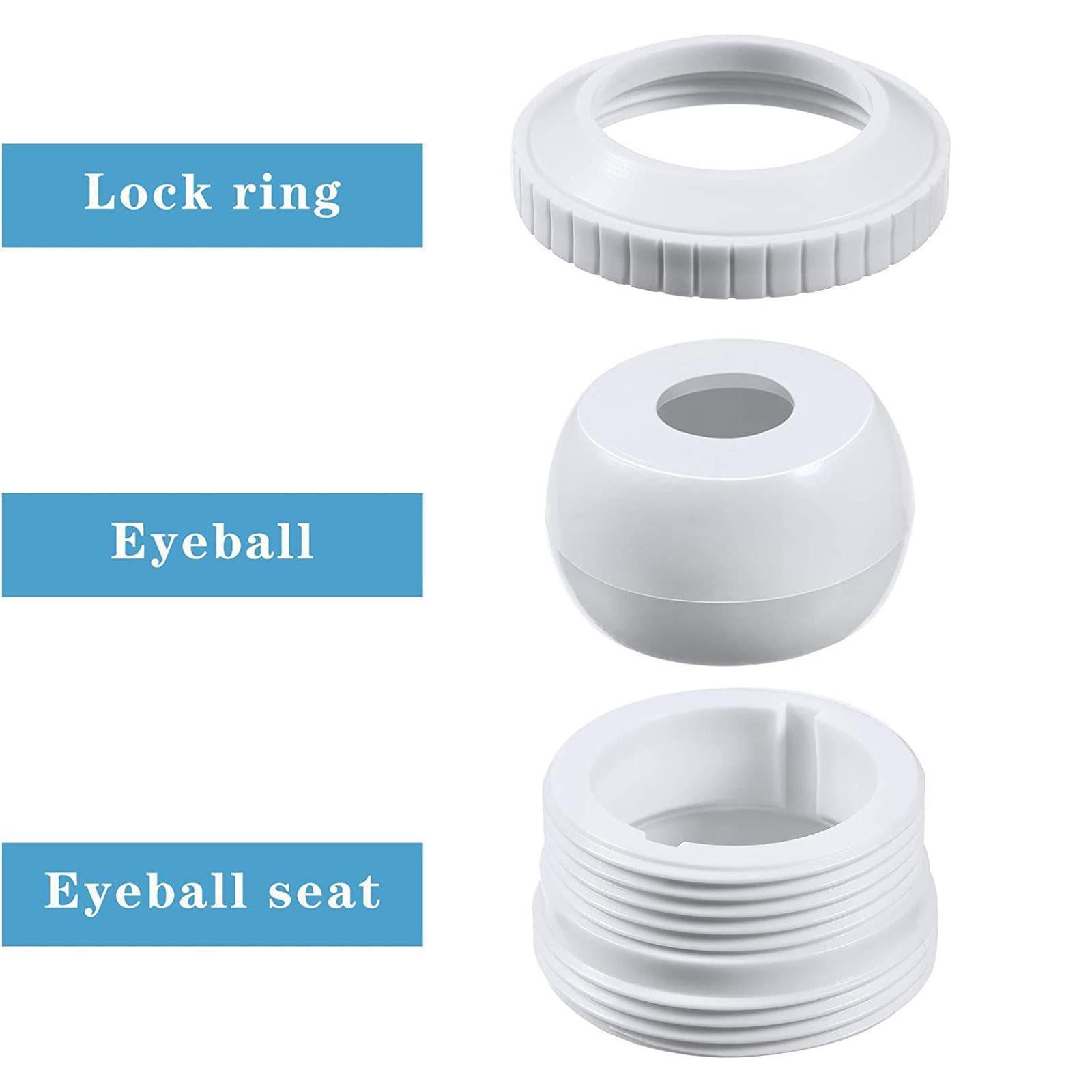 Opening Directional Flow Inlet Fitting Directional Flow Eyeball Inlet Jet 1PCS