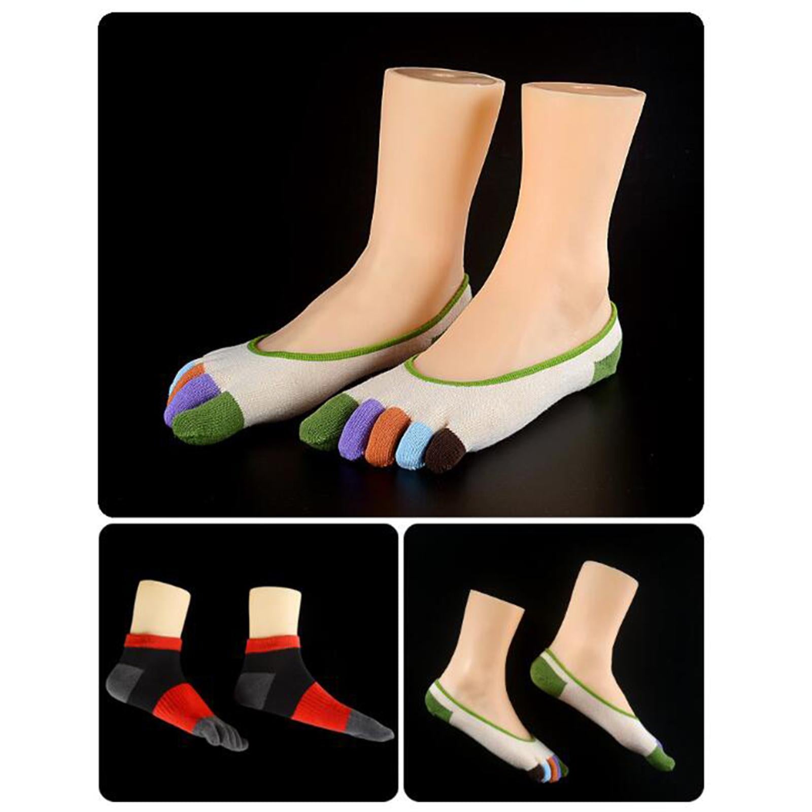 Mannequin Foot Lifelike Adult Feet for Display Ankle Bracelet Short Stocking Right Foot