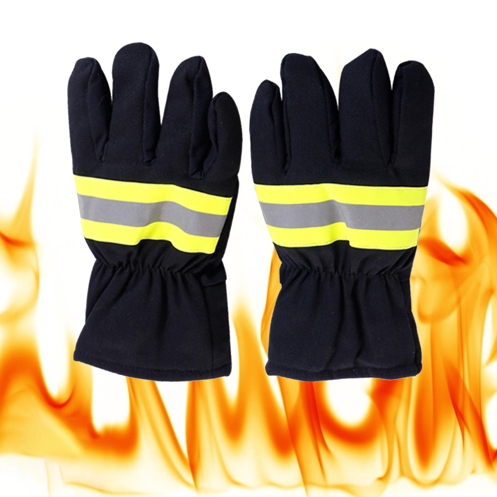 Work Gloves Reflective Welding Gloves Rescue Extrication Glove for Women Men