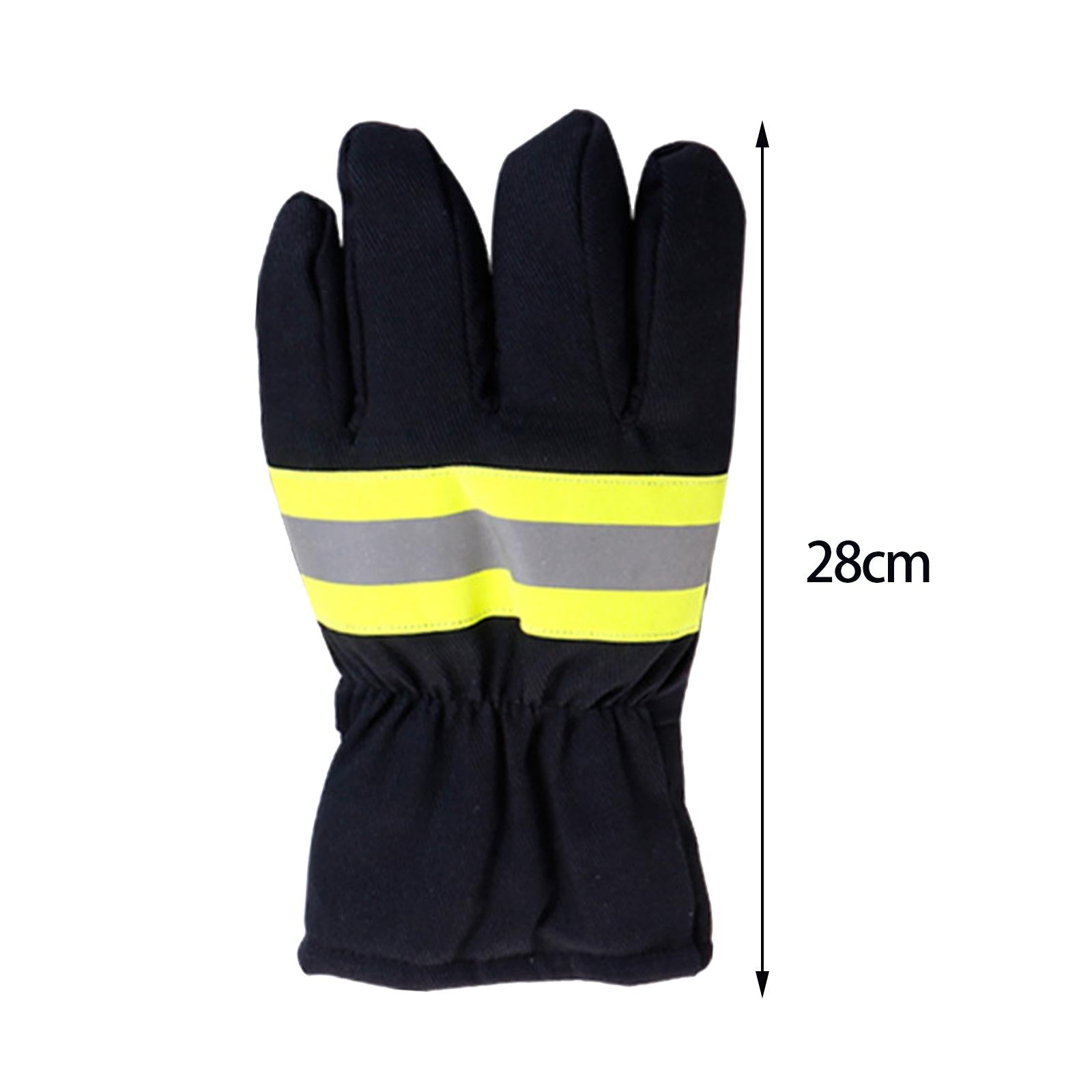Work Gloves Reflective Welding Gloves Rescue Extrication Glove for Women Men