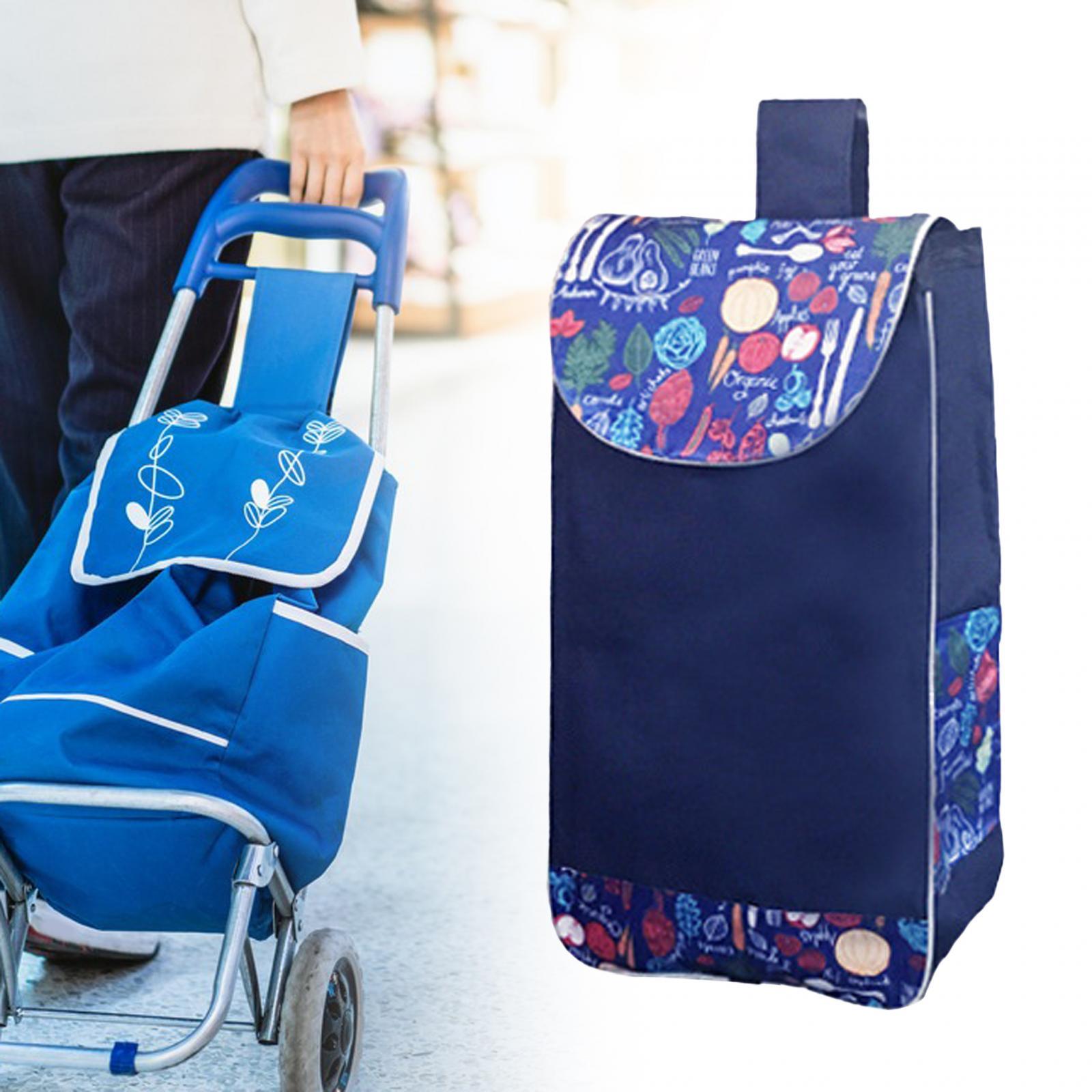 Shopping Cart Replacement Bag Oxford Cloth Waterproof Durable Large Capacity Style C Thickened