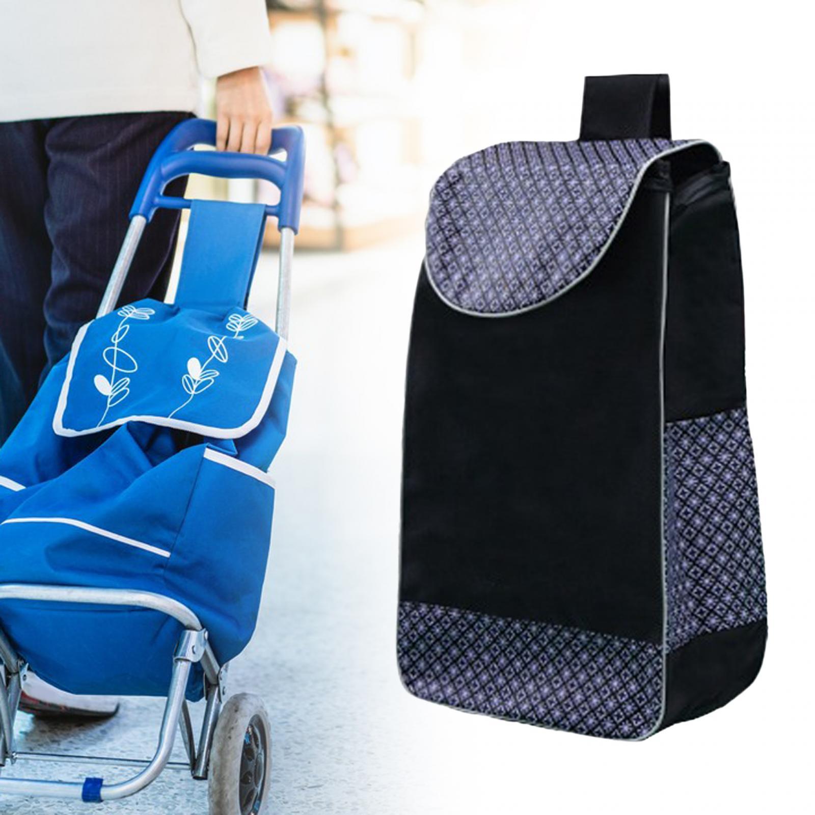 Shopping Cart Replacement Bag Oxford Cloth Waterproof Durable Large Capacity Style D Thickened