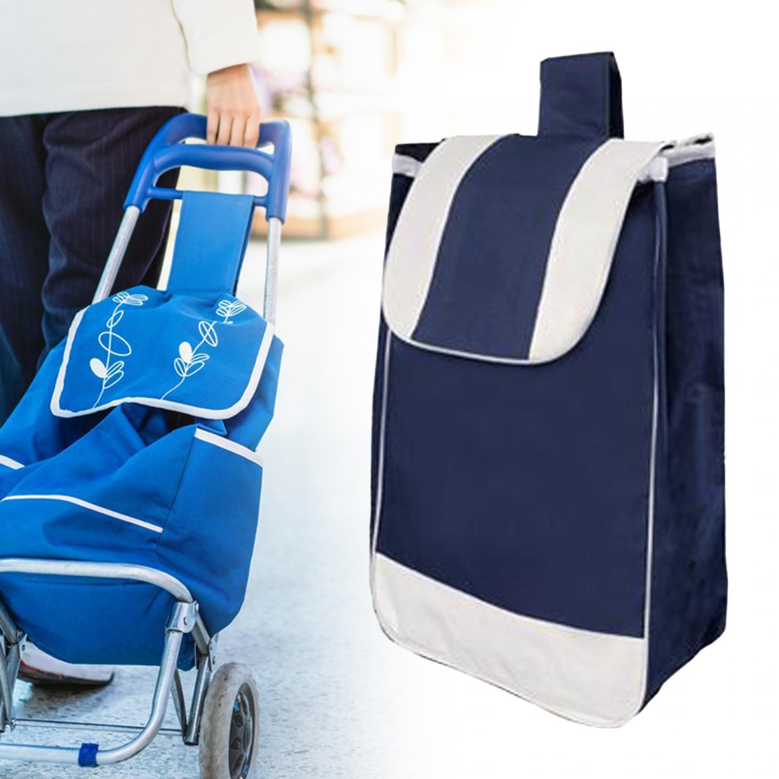 Shopping Cart Replacement Bag Oxford Cloth Waterproof Durable Large Capacity Style E