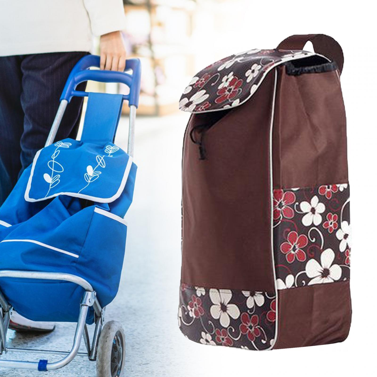 Shopping Cart Replacement Bag Oxford Cloth Waterproof Durable Large Capacity Style F Thickened