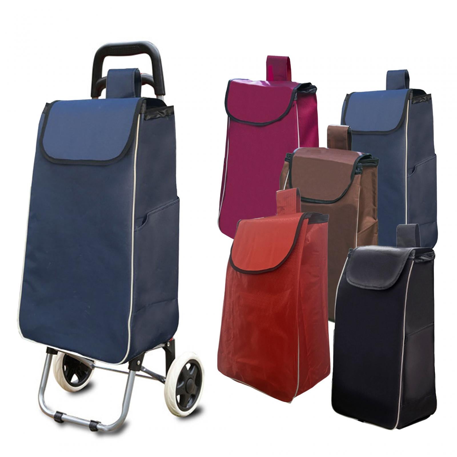 Shopping Cart Replacement Storage Bag Waterproof Durable Lightweight Folding Wine Red Thickened