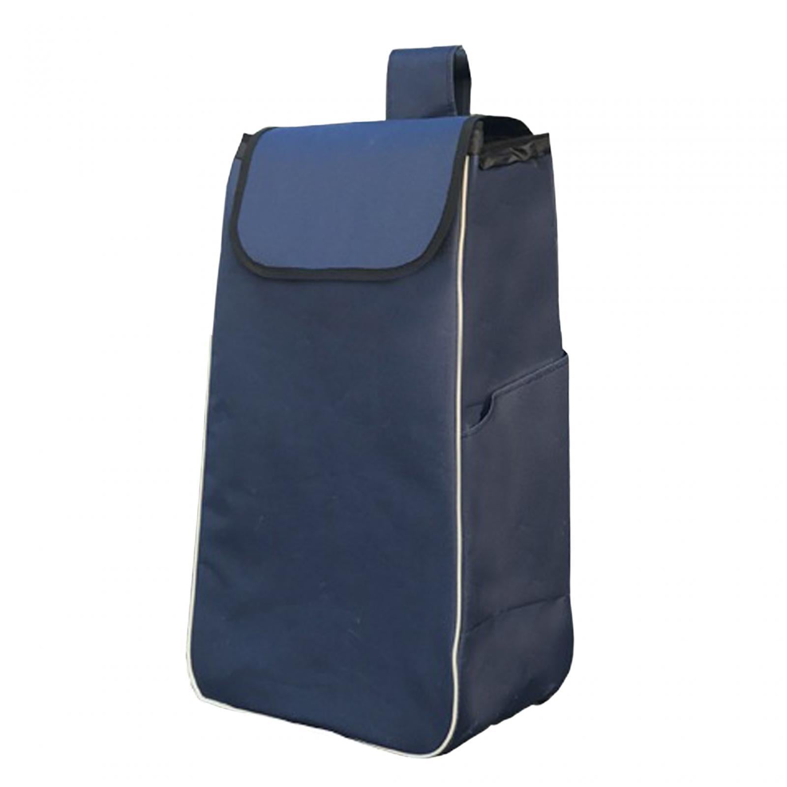 Shopping Cart Replacement Storage Bag Waterproof Durable Lightweight Folding Dark Blue Thickened