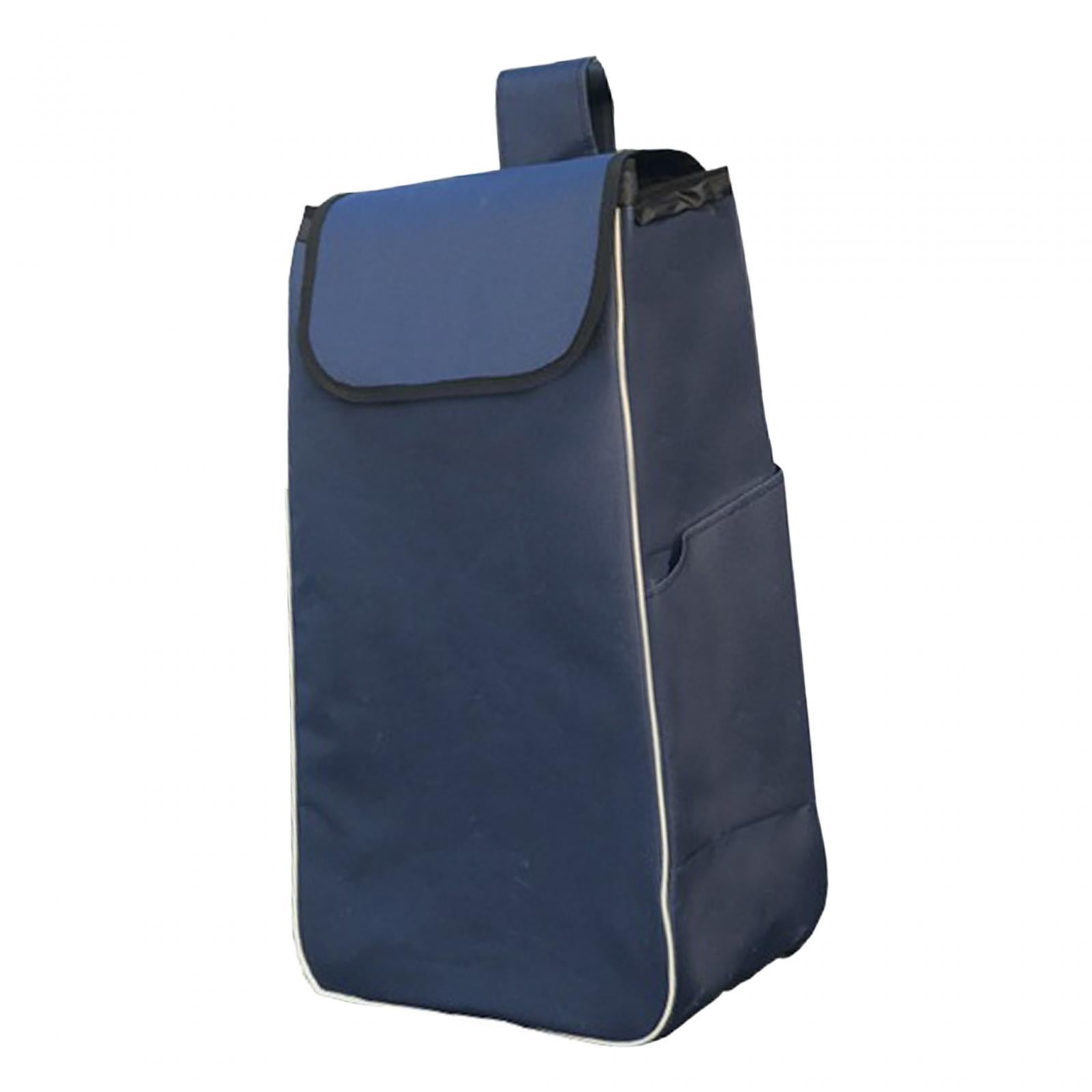 Shopping Cart Replacement Storage Bag Waterproof Durable Lightweight Folding Dark Blue Thickened