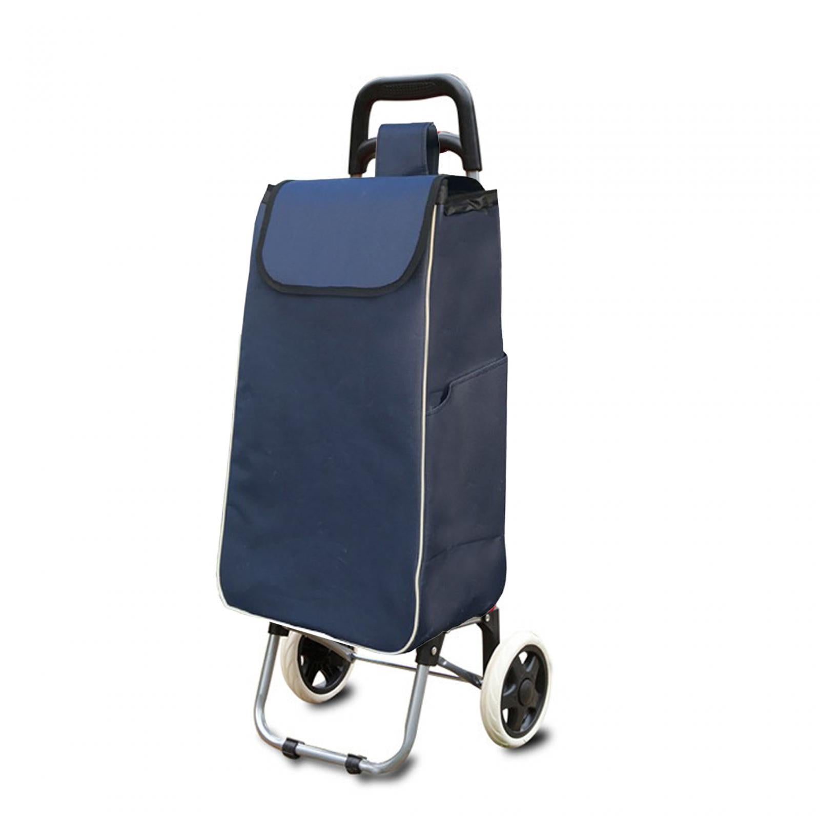 Shopping Cart Replacement Storage Bag Waterproof Durable Lightweight Folding Dark Blue Thickened