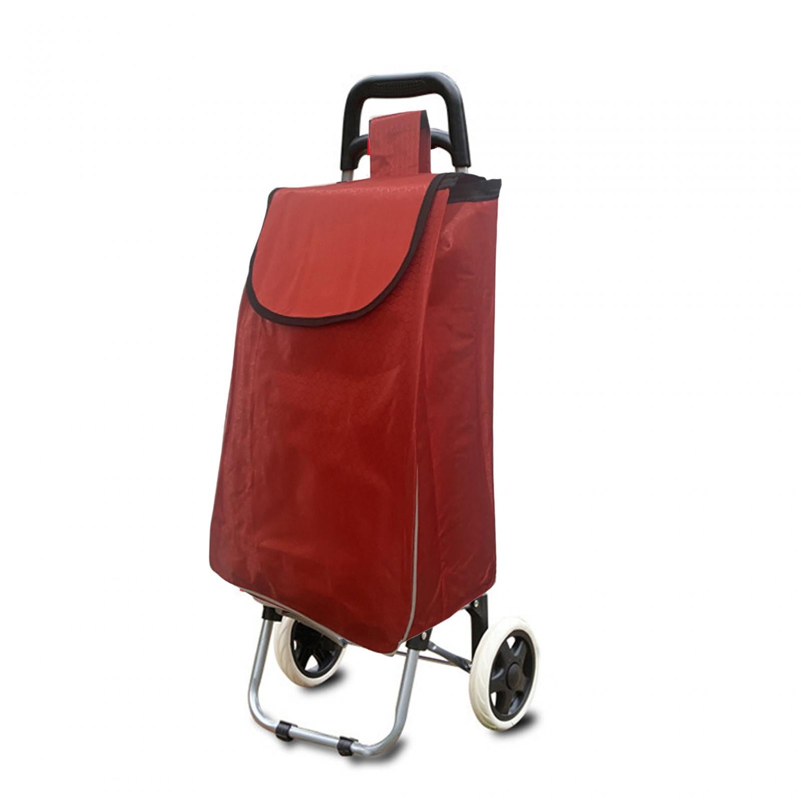 Shopping Cart Replacement Storage Bag Waterproof Durable Lightweight Folding Red