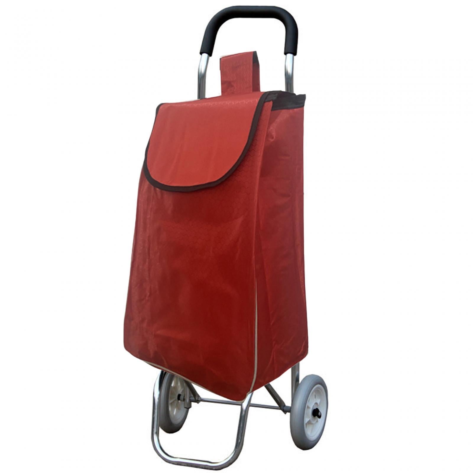 Shopping Cart Replacement Storage Bag Waterproof Durable Lightweight Folding Red