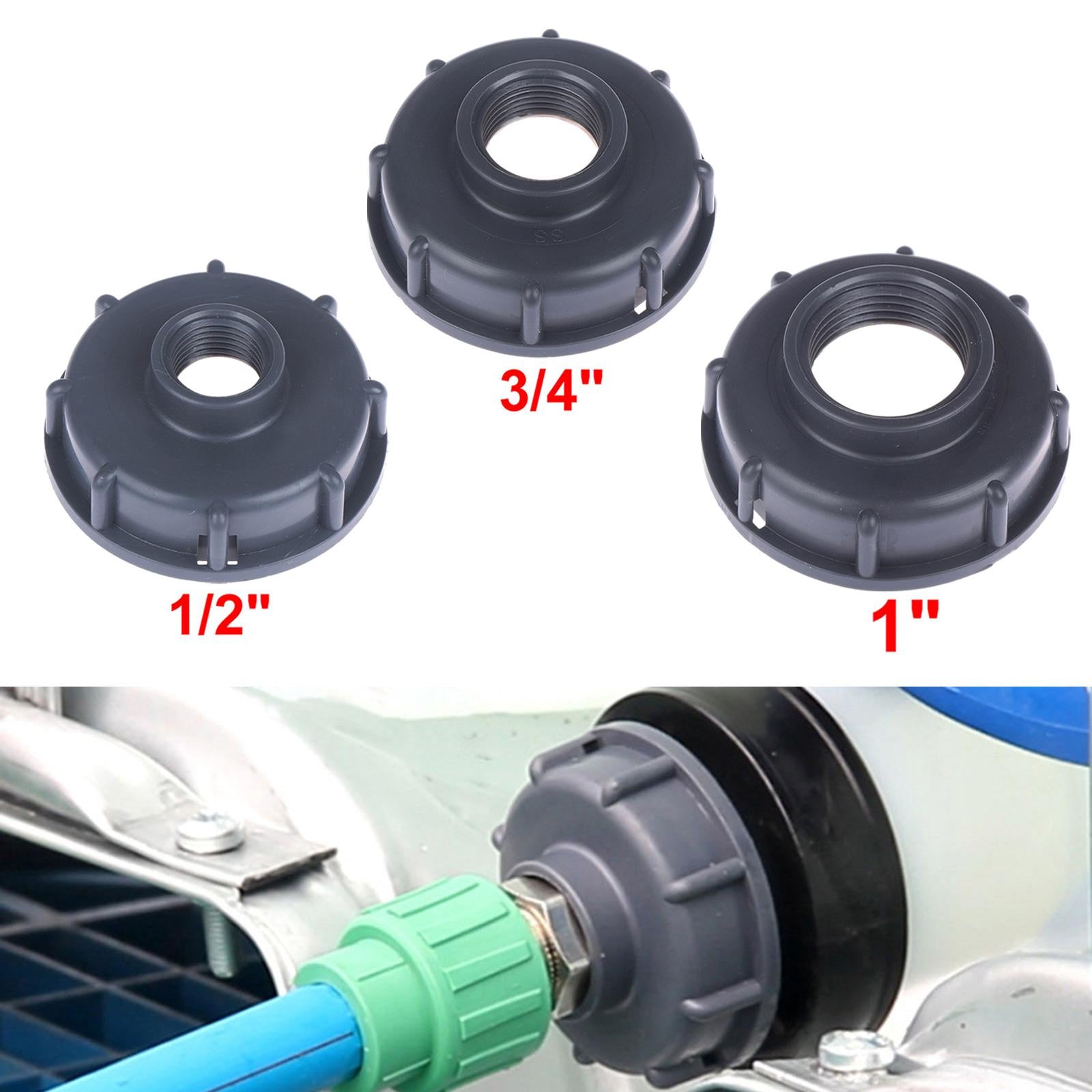 Food Grade Drain Adapter Coarse Thread Water Tote Tank Adapter for IBC Tanks 1.1inch