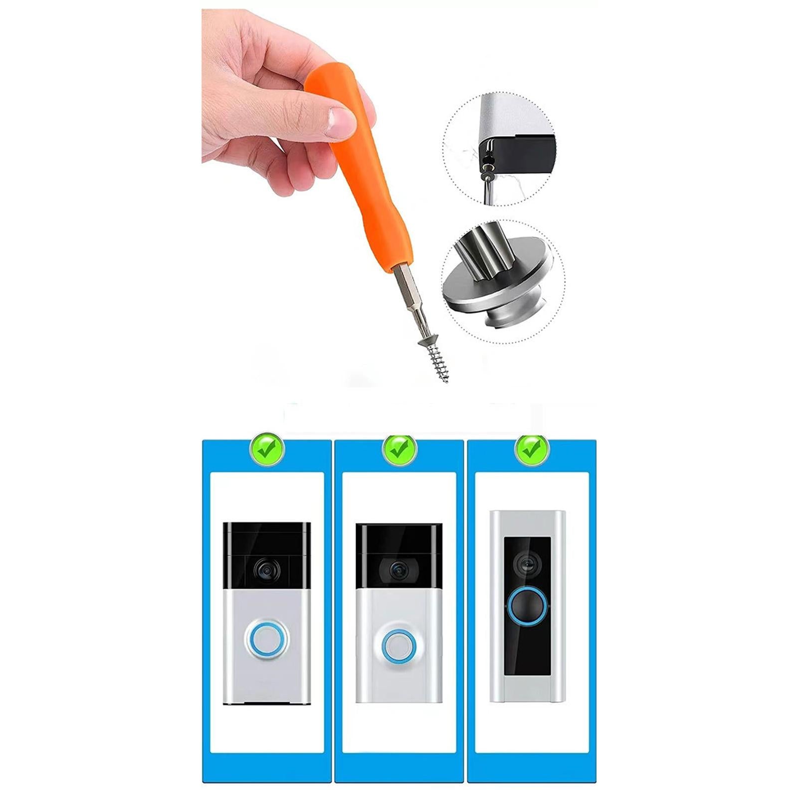 Mini Screwdriver Set 2 in 1 Hand Tool for Electronics Video Door Bell Repair 3pcs