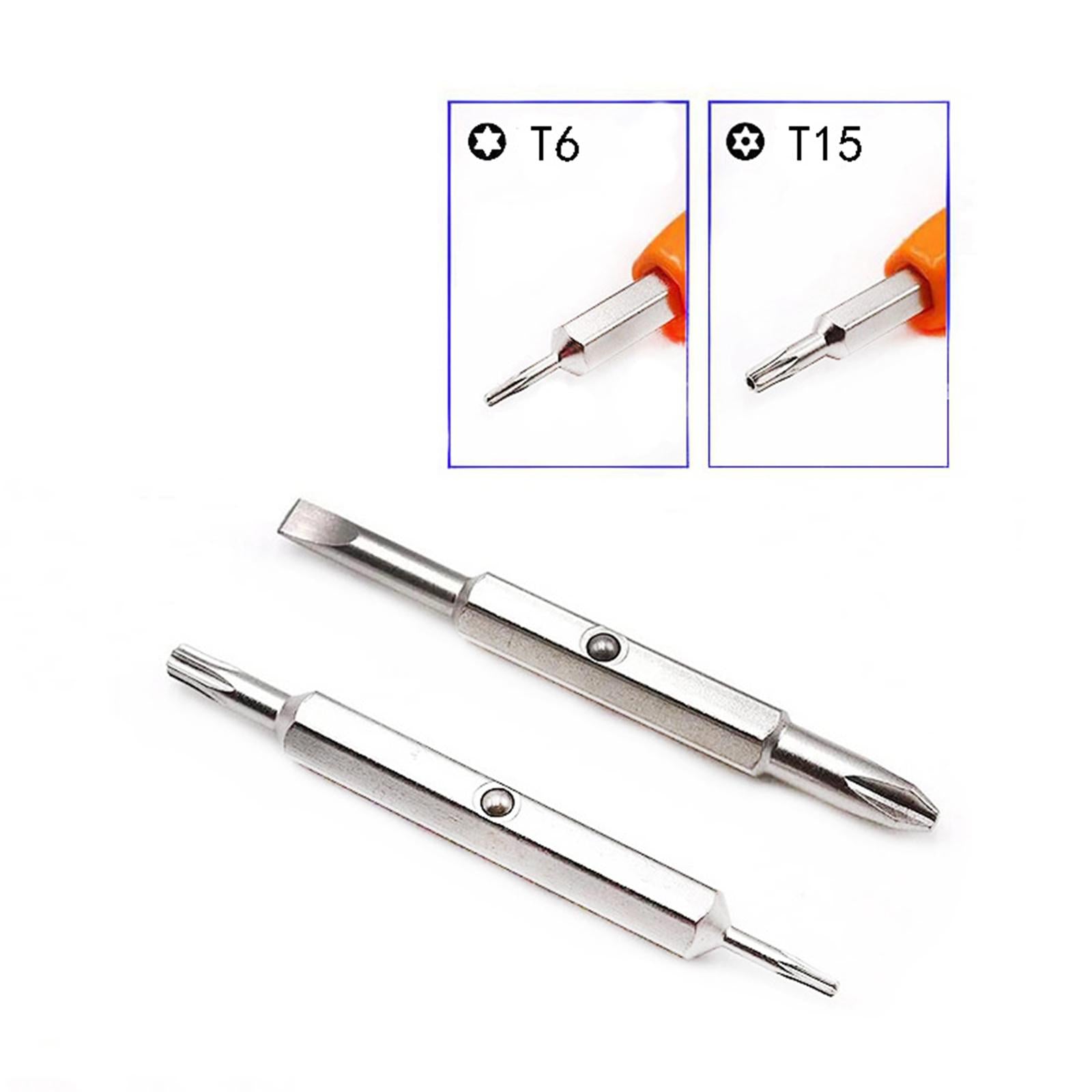 Mini Screwdriver Set 2 in 1 Hand Tool for Electronics Video Door Bell Repair 2pcs with 16 screws