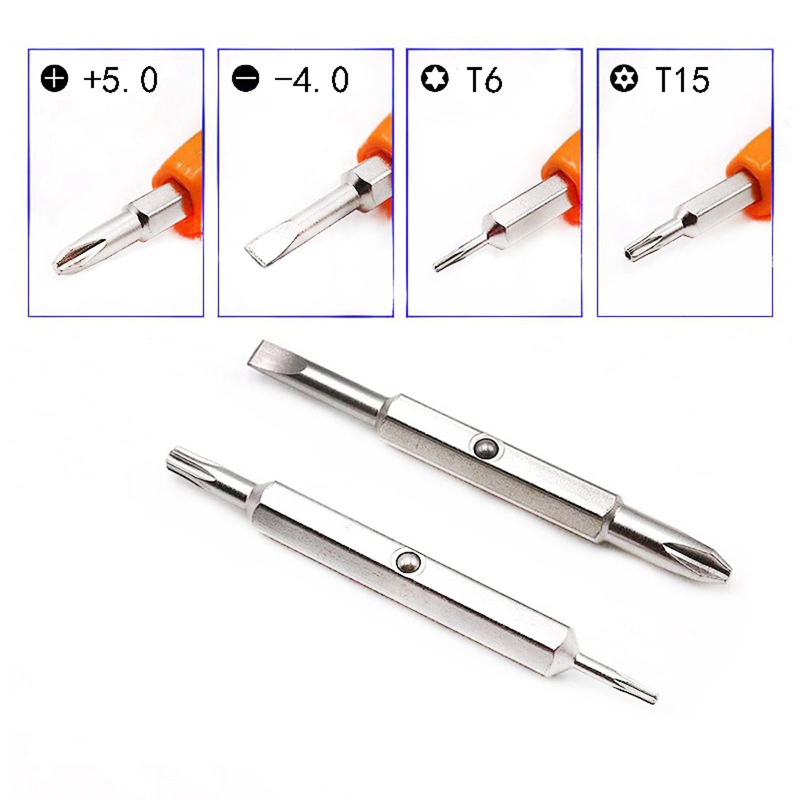 Mini Screwdriver Set 2 in 1 Hand Tool for Electronics Video Door Bell Repair 4pcs