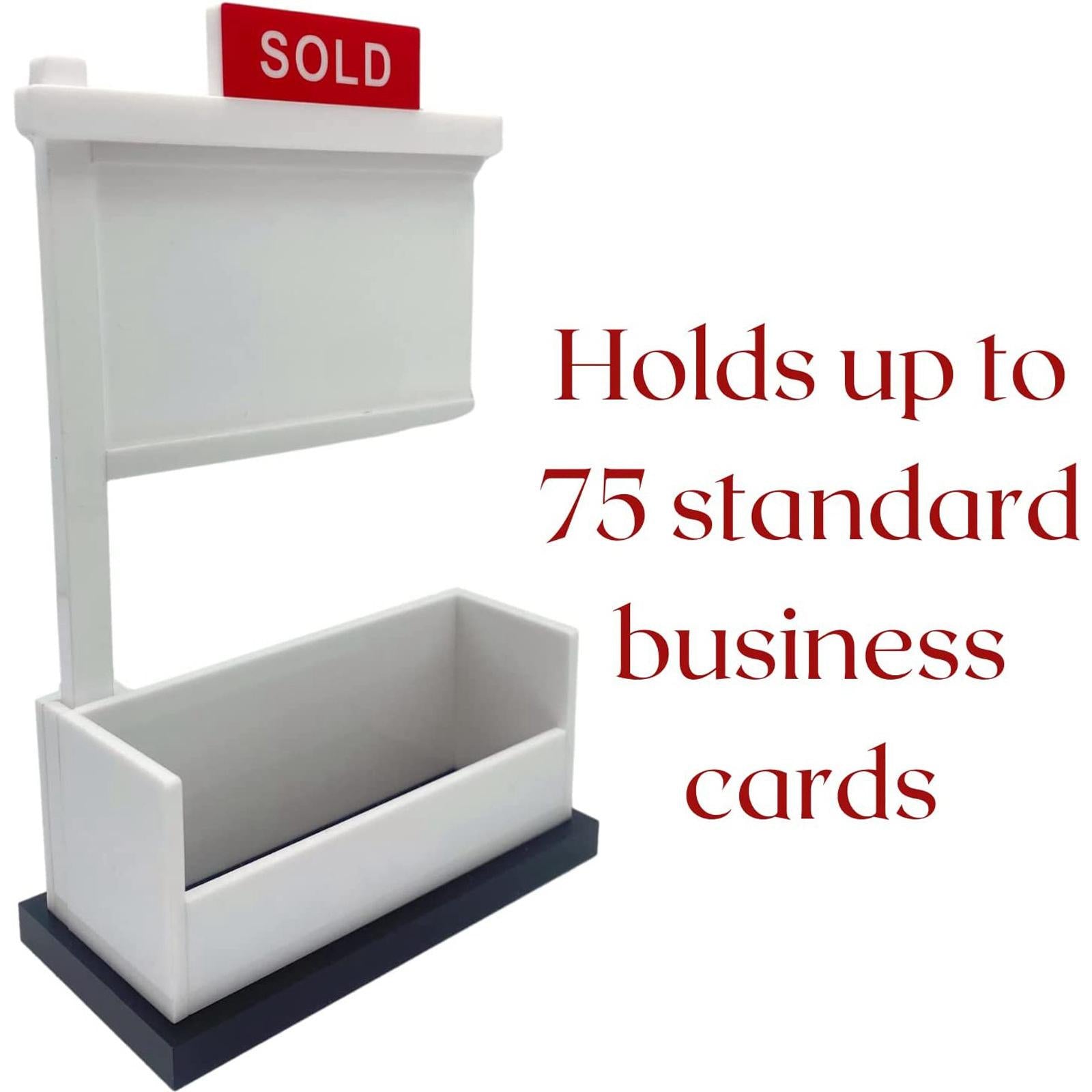 Business Card Stand Business Card Holder for Reception Tabletop Desktop