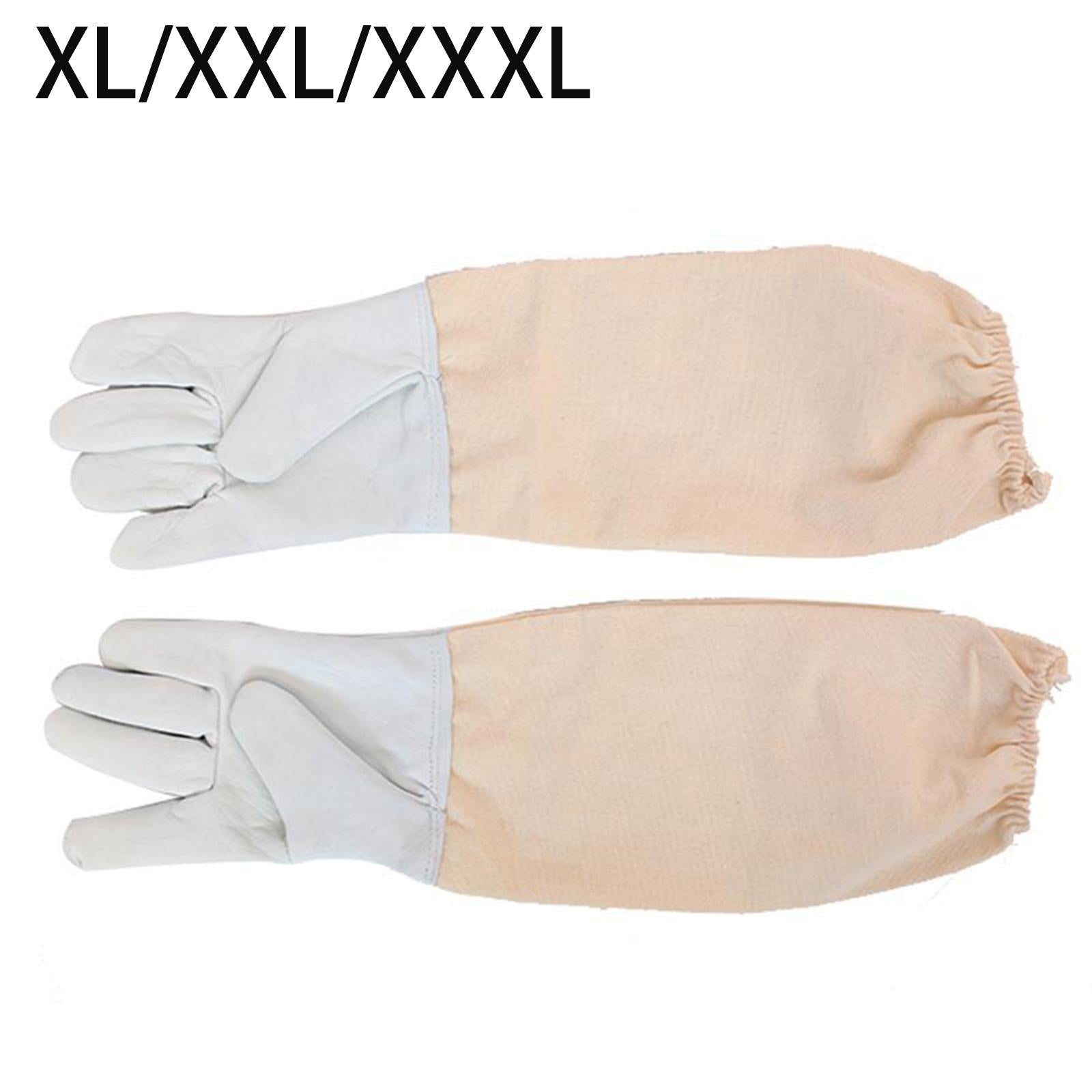 Beekeeping Gloves Vented Beekeeper protected Gloves for Yard Work Adults Men xl