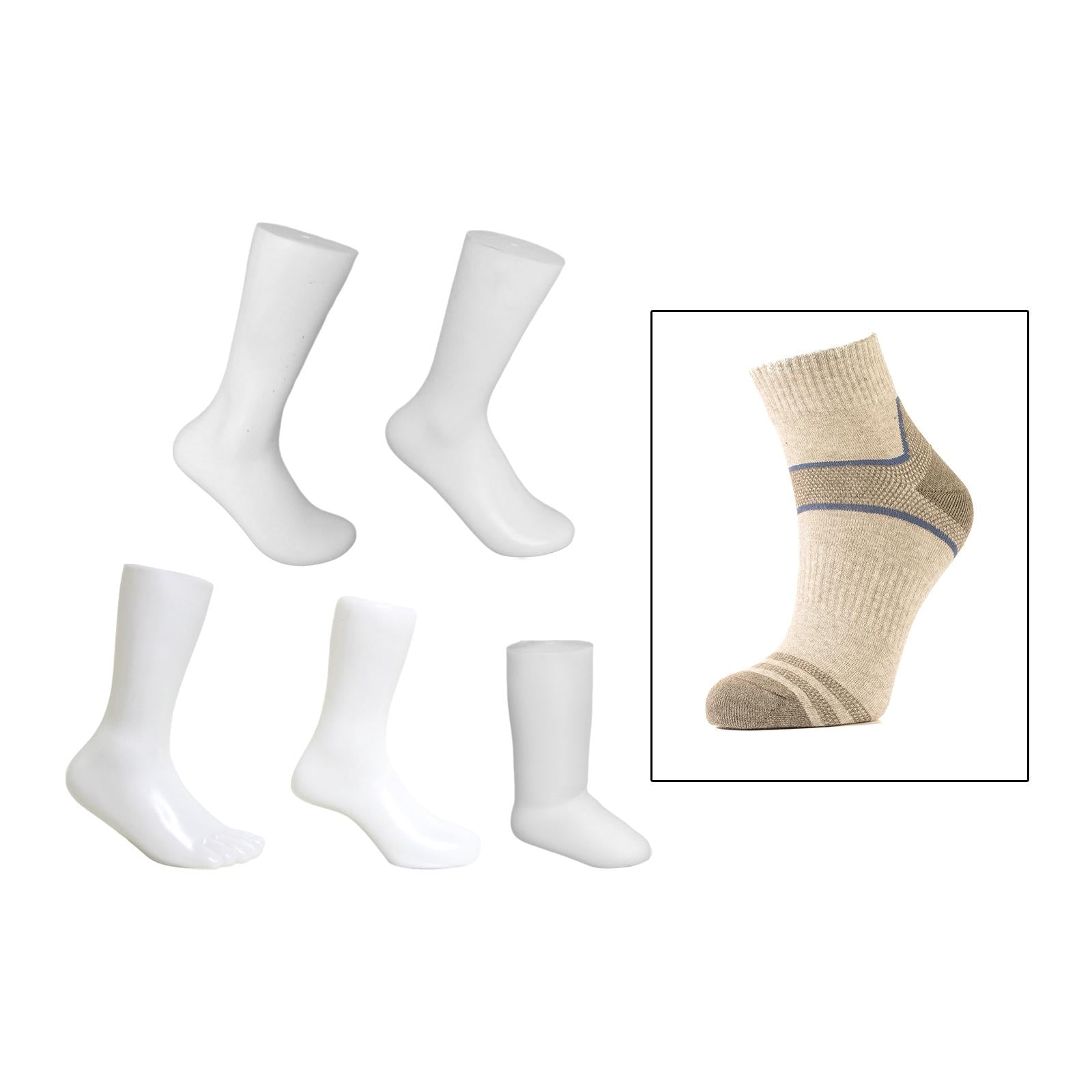Sock Model Shoes Display Props Foot Sock Display Model for Shop Retail Shoes Man