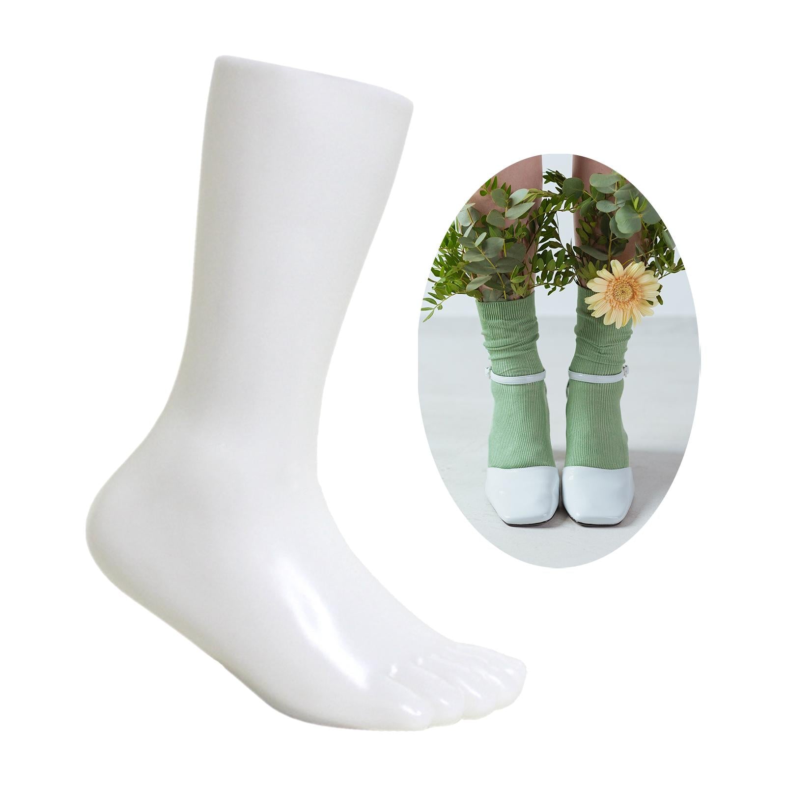 Sock Model Shoes Display Props Foot Sock Display Model for Shop Retail Shoes Children Large